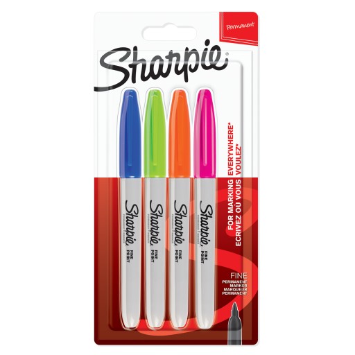 Fixky Sharpie Fine Fun, 4 ks