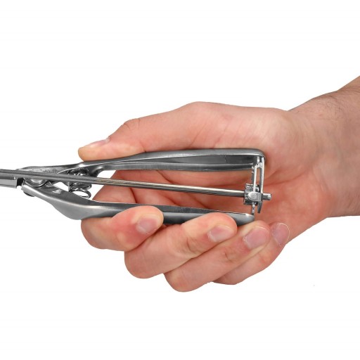 VEĽKÁ LYŽIČKA NA ZMRZLINU NA RYŽOVÉ ZEMIAKY 22 cm PEVNÁ OCEL