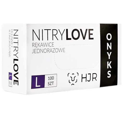 Rukavice HJR NITRILOVÉ Rukavice BLACK Onyx BLACK L