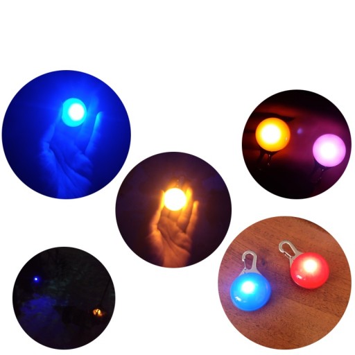 LED LAMPA DO GOLÍKU PRE PSA MAČKU, PRÍVESEK NA GOLÍK, LOKÁTOR