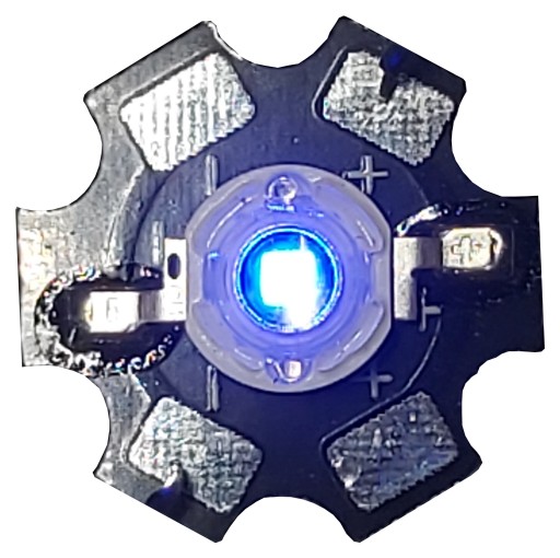 POWER LED 1W EPISTAR Royal Blue, PCB, 45mil
