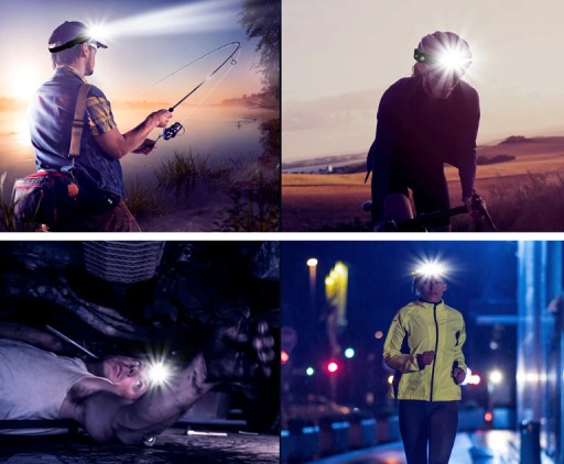 VÝKONNÁ LED XPE COB HLAVOVÁ LAMPA HLAVOVÁ LAMPA SENZOR POHYBU HLAVOVÁ LAMPA