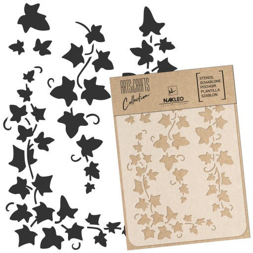 DIY SCRAPBOOKING šablóna / A5 / Brečtan - RASTLINA