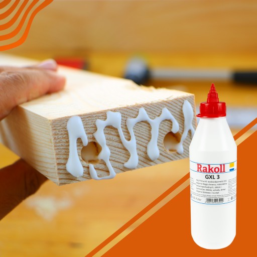 Lepidlo RAKOLL GXL-3 0,5kg 500g drevo vodotesné D3 MDF OSB lisy na dyhu