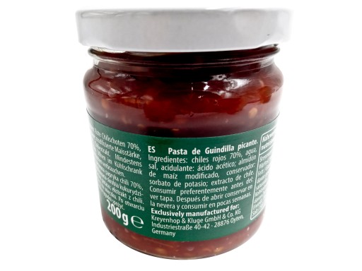 CHILLI SAMBAL OELEK PASTE 200g HORÚCA OMÁČKA
