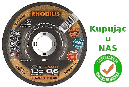 Rhodius 210829 kotúč na rezanie kovu 125x0,6mm