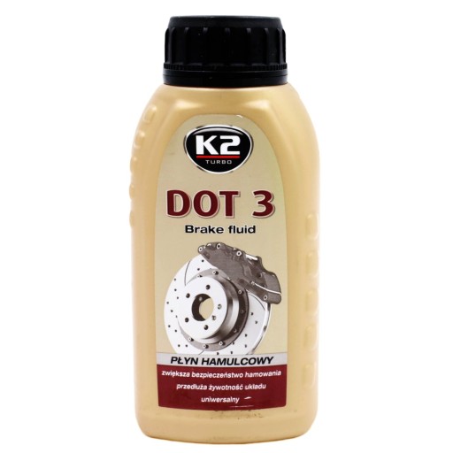 Brzdová kvapalina DOT3 K2 250ml