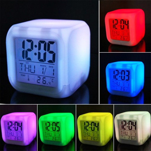 BUDÍK HODINKY TEPLOMER OSVETLENIE CHAMELEON LED
