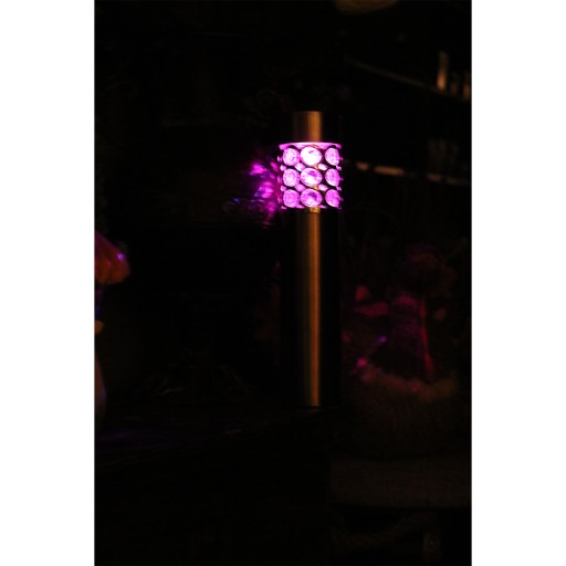 MULTICOLOR strieborná solárna lampa LED LAMPA Goliat