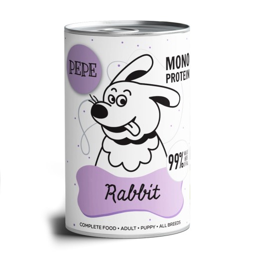 Pet Box PEPE monoproteínové krmivo RABBIT RABBIT 400g