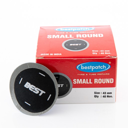 SMALL ROUND tube patch patch 43 mm Najlepšie 10 ks