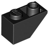LEGO 3665 SKOS 2x1 čierna NOVINKA (10g) 9 ks.