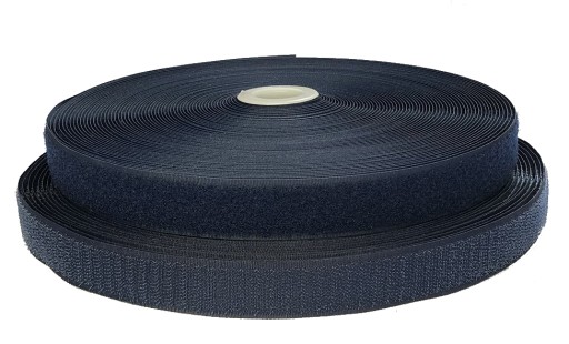 VELCRO páska na suchý zips Medvedík + Háčik 25mm 5mb Námornícka modrá