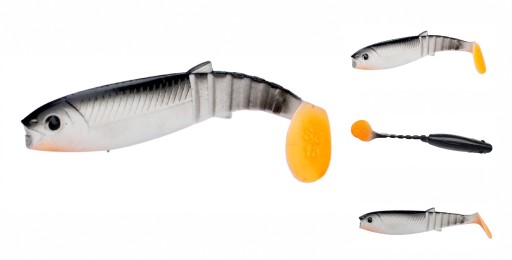 Návnada Kopyto Savage Gear Cannibal 10cm-9g White and Black