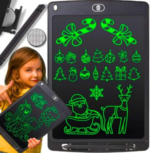 VEĽKÝ ČIERNY GRAFICKÝ TABLET + 8,5