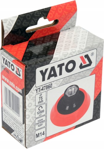 DRŽIAK NA LEŠTIACE PODLOŽKY 75MM SO VELCRO M14 YATO