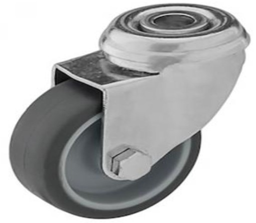 SHARKNES KOLESO - GUMOVÉ 50mm OTOČNÉ OTVORENIE SH-60250