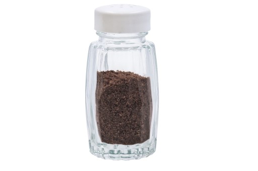 Soľnička, soľnička, korenie, sklenená soľnička, biela, 50 ml