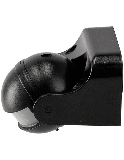 LED PIR pohybový senzor IP44 1200W PR013-čierna