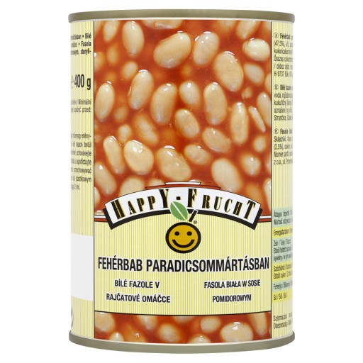 Happy Frucht Biela fazuľa v paradajkovej omáčke 400