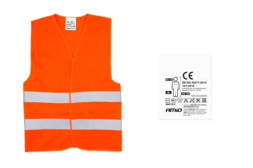 REFLEXNÁ VESTA ORANŽOVÁ CE