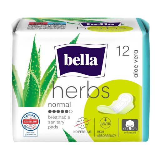 BELLA HERBS hygienické vložky s aloe 12 ks.