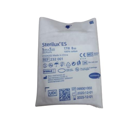 STERILUX ES Sterilné plynové kompresie 17w 8n 5x5cm x3