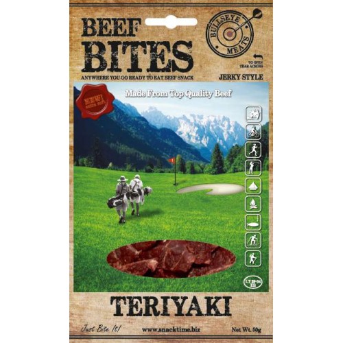 Bullseye Sušené hovädzie sústa TERIYAKI