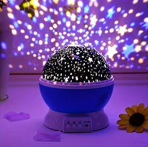 STARS PROJECTOR otočná lampa do projektora prenosná ako darček pre deti