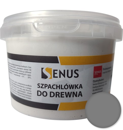 Senus tmel na drevo 1kg ŠEDÝ