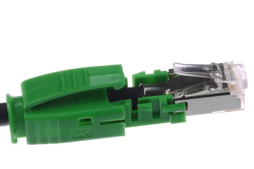 Telegartner Zástrčka s krytom RJ45 6A, zelená