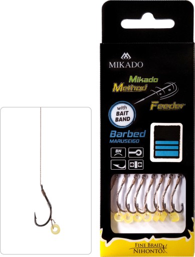 MIKADO HOOK RIG 12 ON METOD FEEDER BRIDGE S ČEPEĽOU NA ODPADKY 10cm NOVINKA