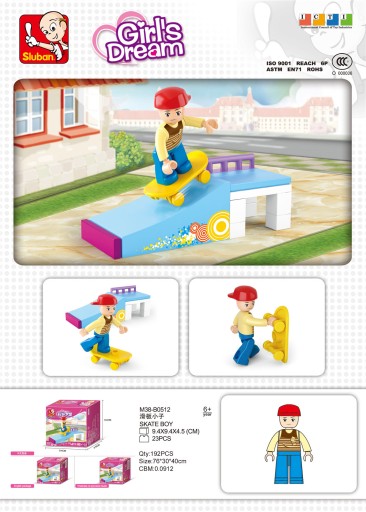 SLUBAN BLOCKS CHLAPEC NA SKATEBOARD SKATEBOARD
