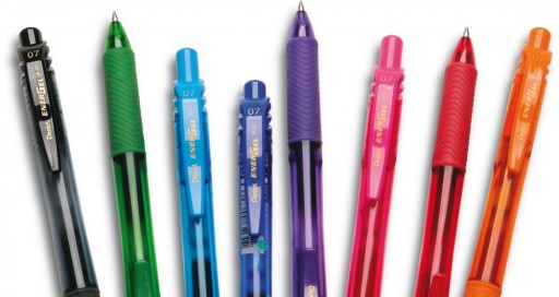PENTEL gélové pero 0,7 MM BL107-D zelené x3