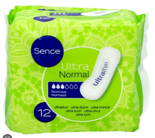 Sence, Hygienické vložky Normal, Hygienické vložky, 12 kusov