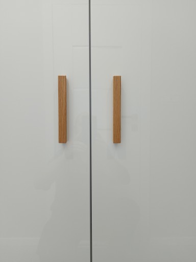Drevená nábytková úchytka, kužeľ, dĺžka 160 mm