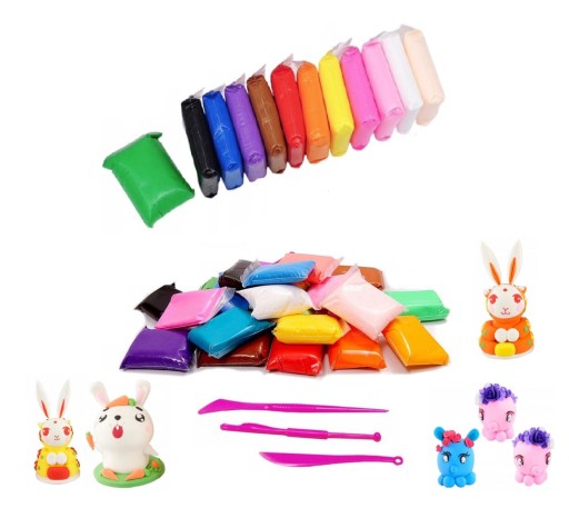 PLASTICINE SENSO FOAM POLYMER CLAY 24 KS