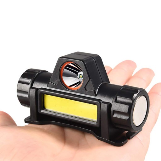 XPE COB LED HLAVOVÁ LAMPA MAGNETOVÁ USB HLAVOVÁ LAMPA