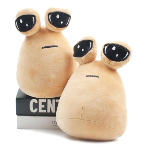 POU PLYŠOVÝ MASKOT PLYŠOVÁ PLYŠOVÁ HRAČKA MÔJ MIMOKRETSKÉ ZVIERATKO MÄKKÉ 25 CM