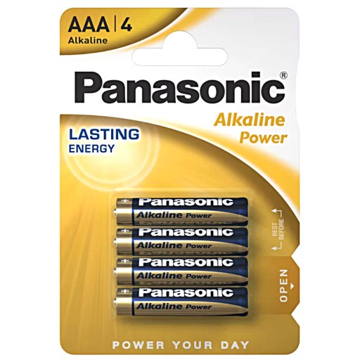 Batérie AAA R3 x4 Panasonic – alkalické