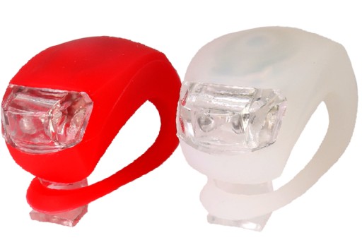 LED BICYKLOSVETLO PREDNÉ ZADNÉ 2ks + BATÉRIE