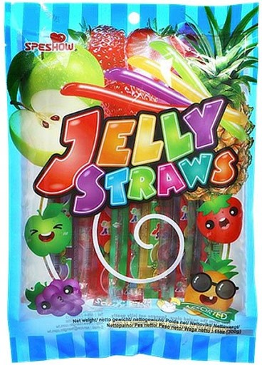 Jelly Slamky Ovocná zmes Príchute Speshow Jelly 300g