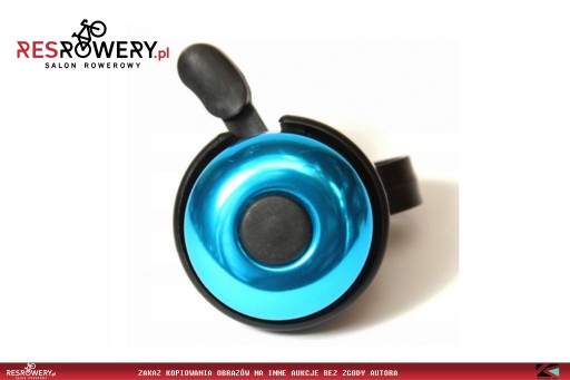 ALU KANDS ZVON NA KID BICYKEL 45MM MODRY