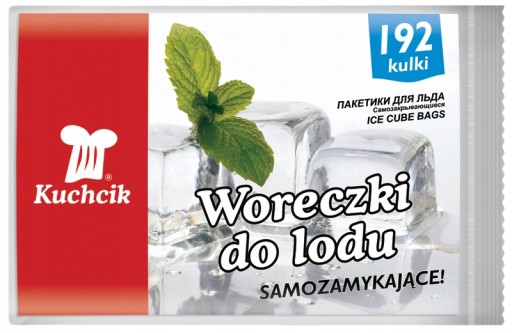 VEĽKÉ SAMOUZAVRÁVACIE vrecká na kocky ľadu