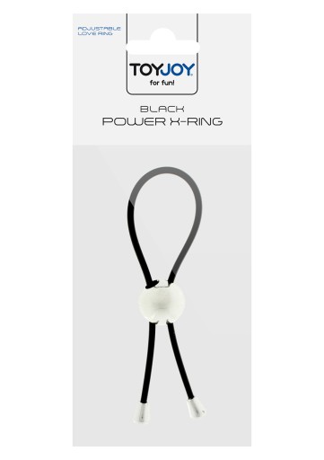 Erekčná svorka Toy Joy Power X Ring, čierna
