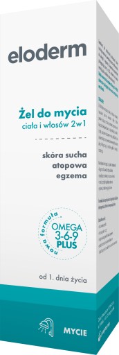 ELODERM GÉL NA UMÝVANIE TELA A VLASOV 2V1 200ml