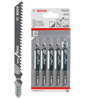 BOSCH ČEPEL DO SKLADAČOVEJ PÍLY T111C 5 KS.
