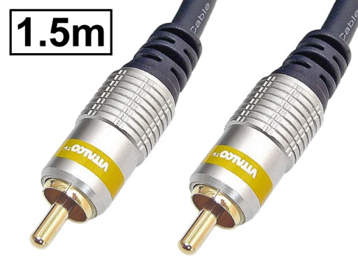 RCA/CINCH-RCA/CINCH INTERCONNECT KOAXIÁLNY HQ kábel VITALCO 1,5m