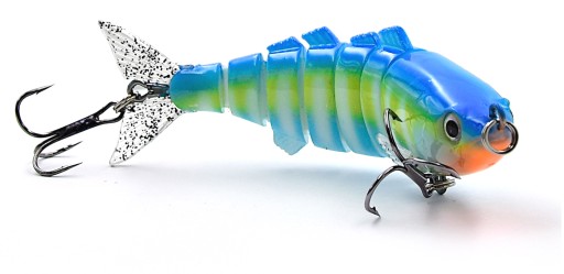 WOBLER na šťuky, zlomený, potápavý, 11 cm, 26 g
