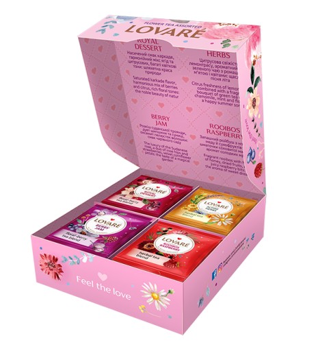 Kvetinový čajový set (32 x 1,5 g) lovare